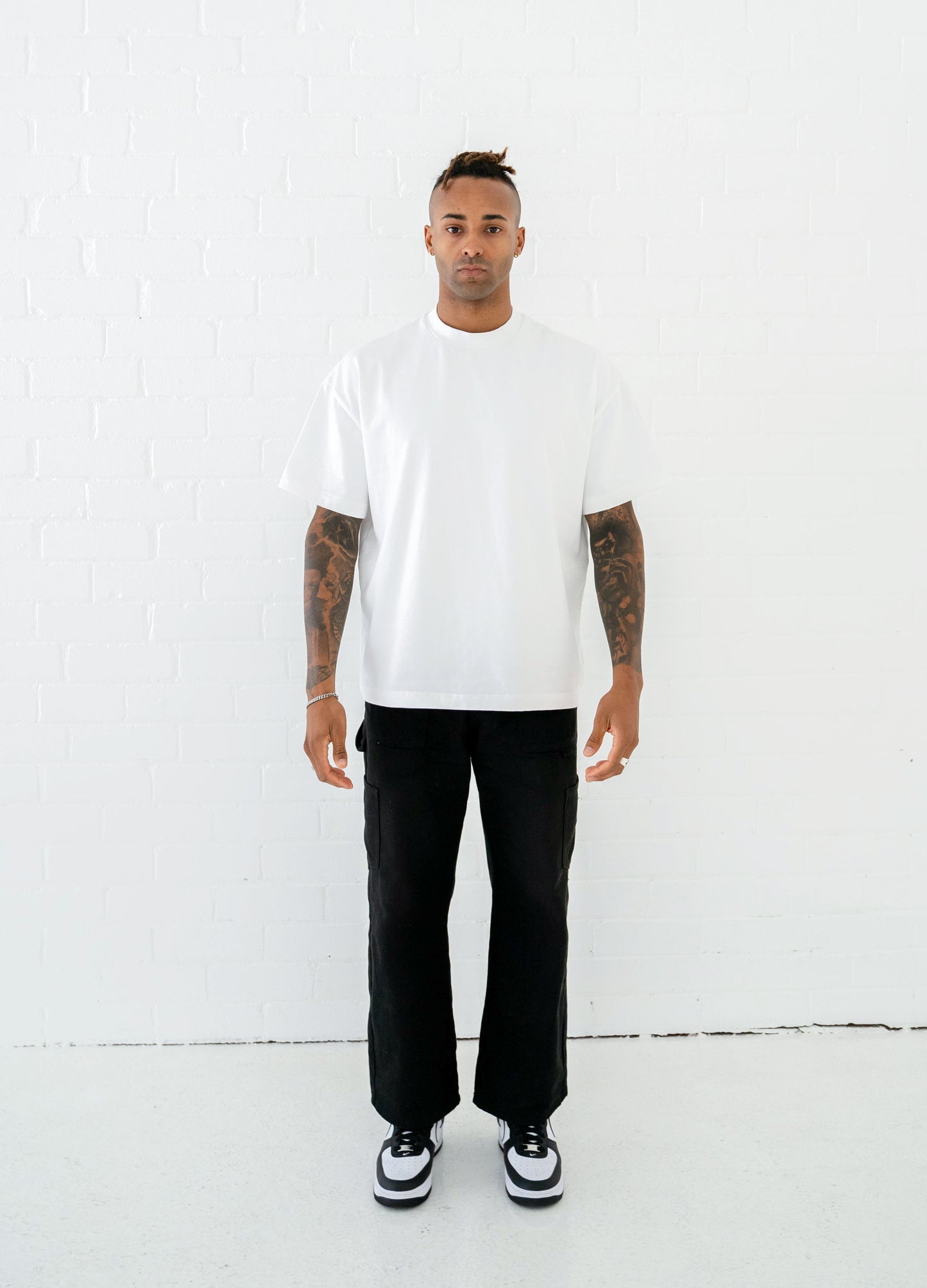 Signature Blank T-Shirt: Ivory White