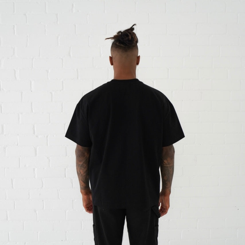 Signature Blank T-Shirt: Black