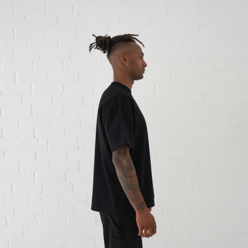 Signature Blank T-Shirt: Black