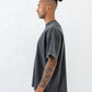 Signature Blank T-Shirt: Washed Black